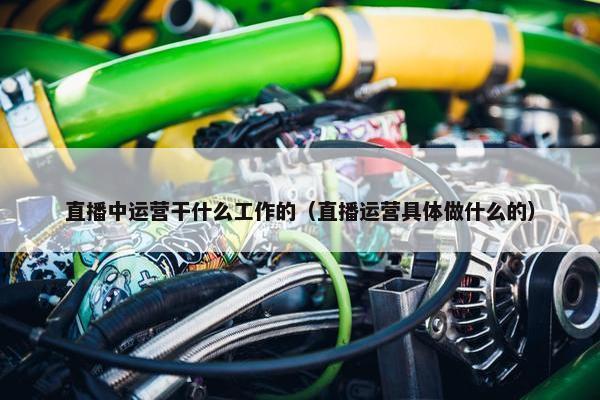 直播中运营干什么工作的（直播运营具体做什么的）