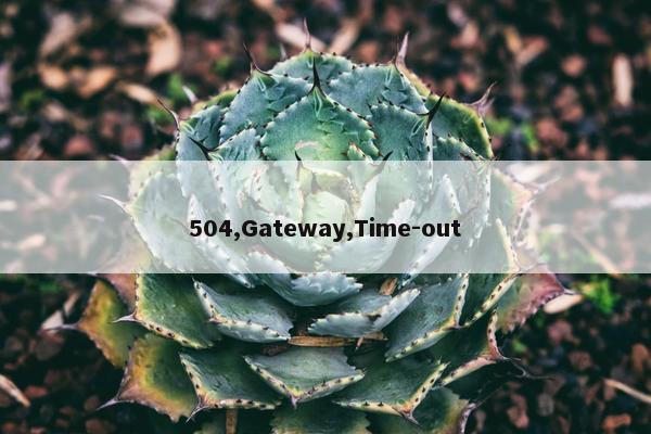 504,Gateway,Time-out