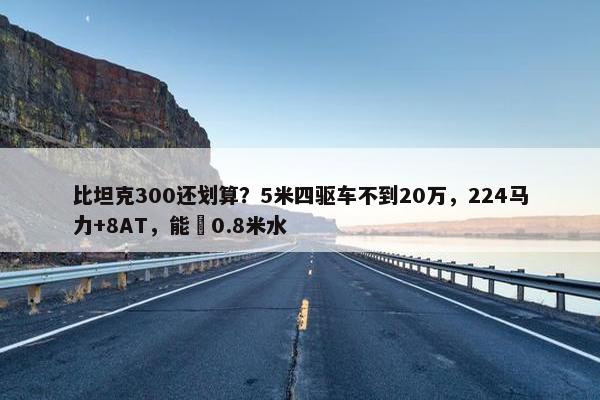 比坦克300还划算？5米四驱车不到20万，224马力+8AT，能蹚0.8米水