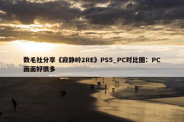 数毛社分享《寂静岭2RE》PS5_PC对比图：PC画面好很多