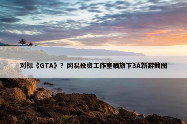 对标《GTA》？网易投资工作室晒旗下3A新游截图