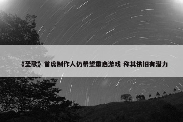 《圣歌》首席制作人仍希望重启游戏 称其依旧有潜力