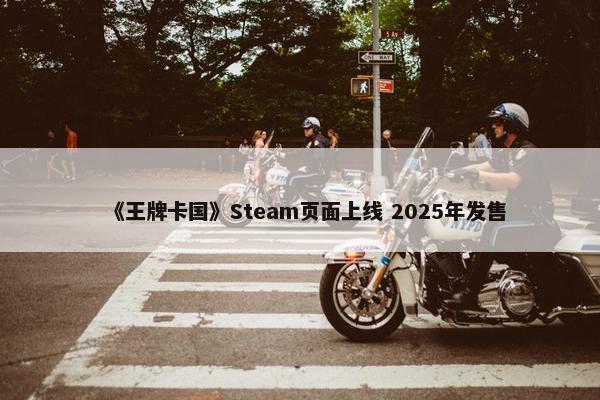 《王牌卡国》Steam页面上线 2025年发售