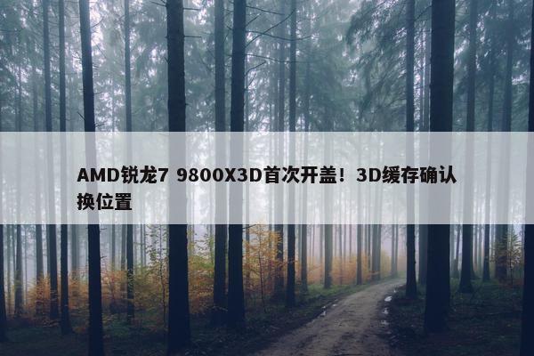 AMD锐龙7 9800X3D首次开盖！3D缓存确认换位置