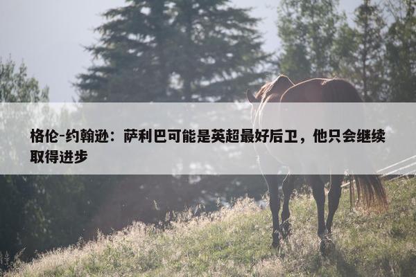 格伦-约翰逊：萨利巴可能是英超最好后卫，他只会继续取得进步