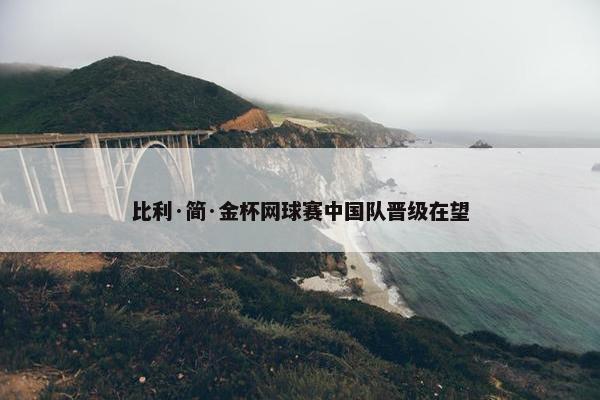 比利·简·金杯网球赛中国队晋级在望