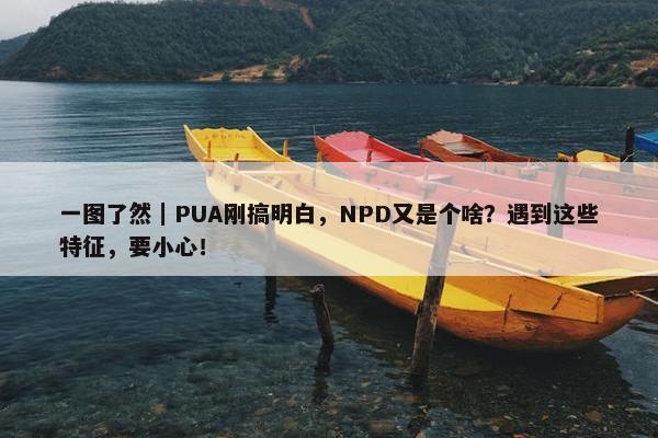 一图了然｜PUA刚搞明白，NPD又是个啥？遇到这些特征，要小心！