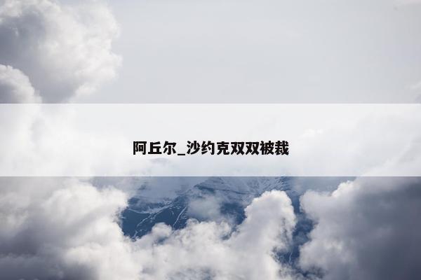 阿丘尔_沙约克双双被裁