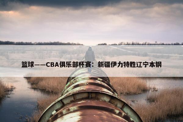 篮球——CBA俱乐部杯赛：新疆伊力特胜辽宁本钢