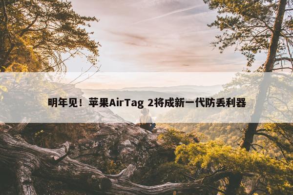 明年见！苹果AirTag 2将成新一代防丢利器