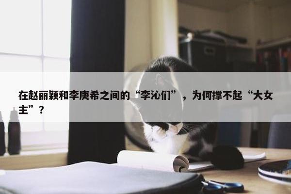 在赵丽颖和李庚希之间的“李沁们”，为何撑不起“大女主”？