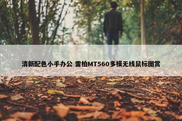 清新配色小手办公 雷柏MT560多模无线鼠标图赏