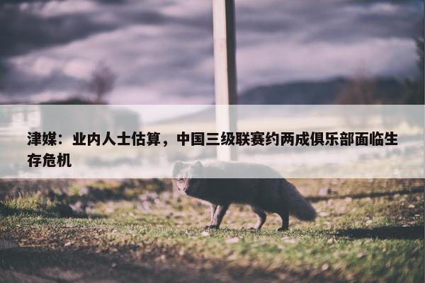 津媒：业内人士估算，中国三级联赛约两成俱乐部面临生存危机